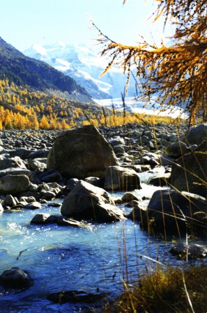 Morteratsch gletscher Svájc