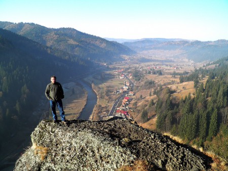 A Sólyom sziklán a Maros völgyében